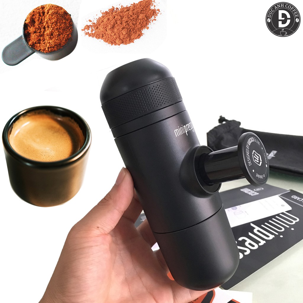 Dụng cụ cà phê mini chuẩn Espresso GN Wacaco - Minipresso - Máy pha chuẩn espresso - dễ sử dụng - độ bền cao