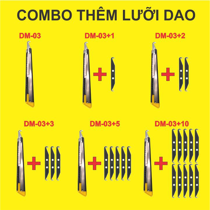 DAO CẮT CHỈ SỢI-CÁN SẮT ĐEN (LOẠI TRƯỢT)