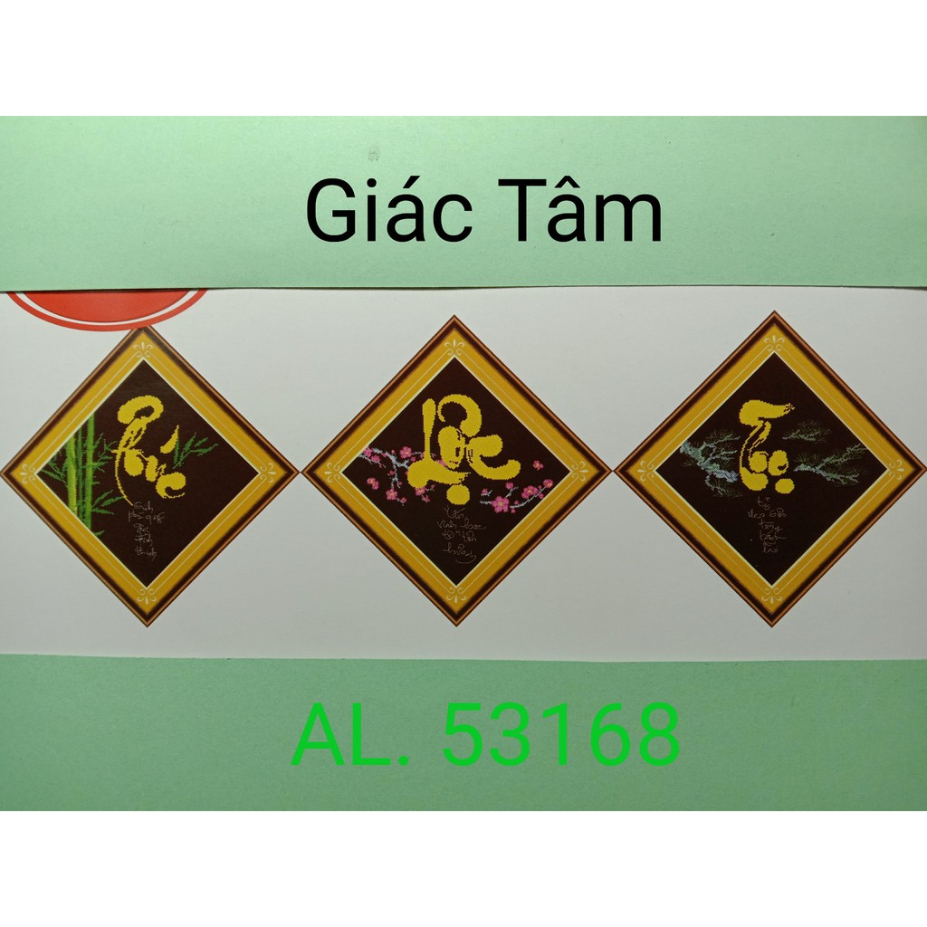 Tranh in 3D PHÚC LỘC THỌ - 85x35cm - AL.53168 AL53168 - PHƯỚC HOA CÂY - tranh in 3D phúc lộc thọ đã thành phẩm lênkhung