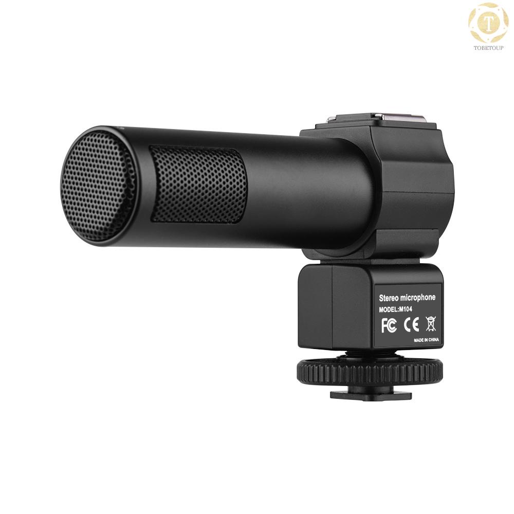 Micro Thu Âm M104 Chuyên Nghiệp Cho Máy Ảnh Canon Nikon Sony Và Phụ Kiện