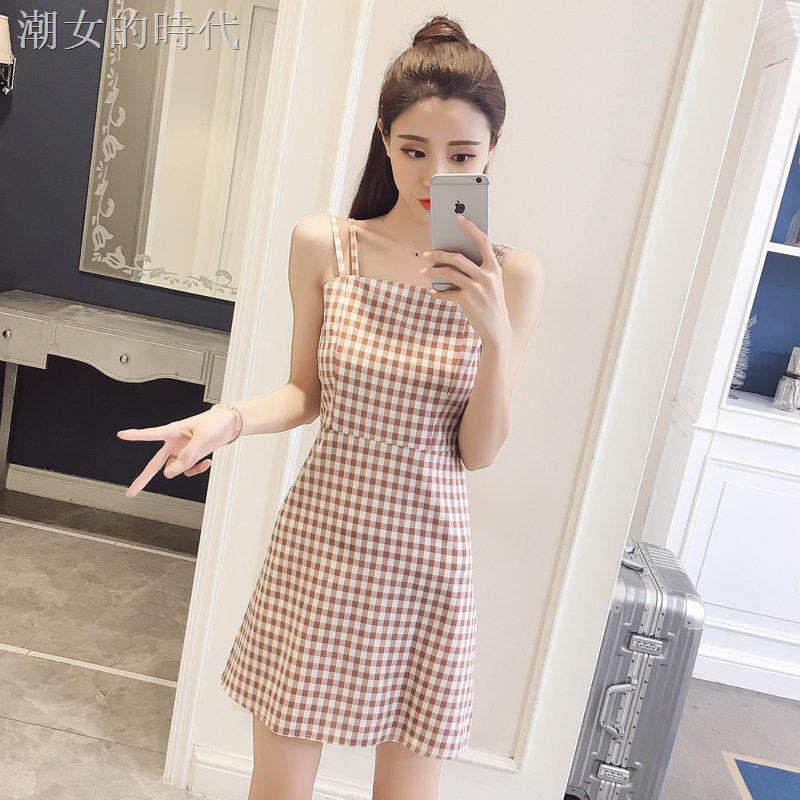 Đầm Hai Dây Mỏng Chiết Eo Thời Trang 2020 Quyến Rũ Cao Cấp | BigBuy360 - bigbuy360.vn