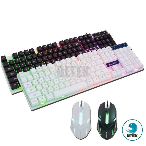 Bộ bàn phím kèm chuột game thủ SSS kết hợp led 7 màu cực chất...
