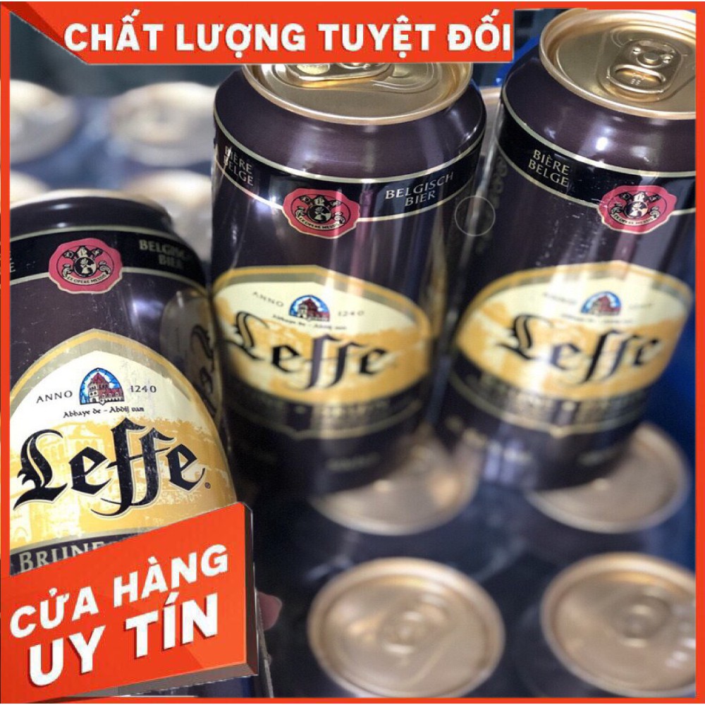 [Hot] Bia Leffe Lon Nâu 500ml thùng 24 Lon
