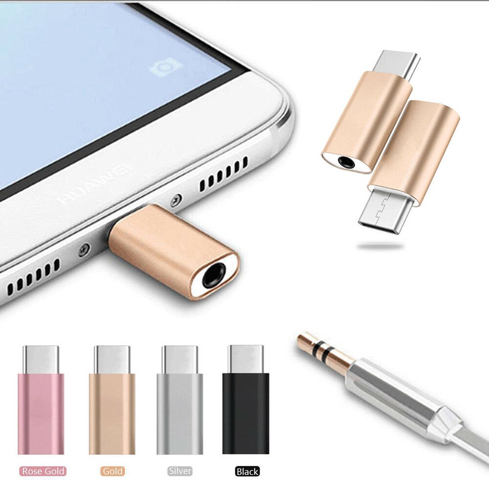 Bộ ĐiềU HợP ChuyểN ĐổI Âm Thanh Tai Nghe LoạI C Sang 3.5mm AUX Chuyên DụNg