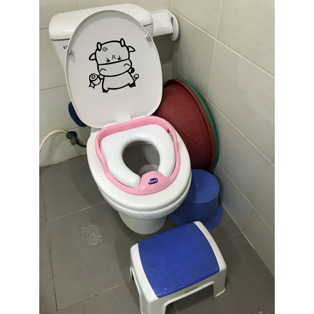 Thu nhỏ bồn cầu Chicco chính hãng, Bệ toilet, lót bồn cầu cho bé qa0208