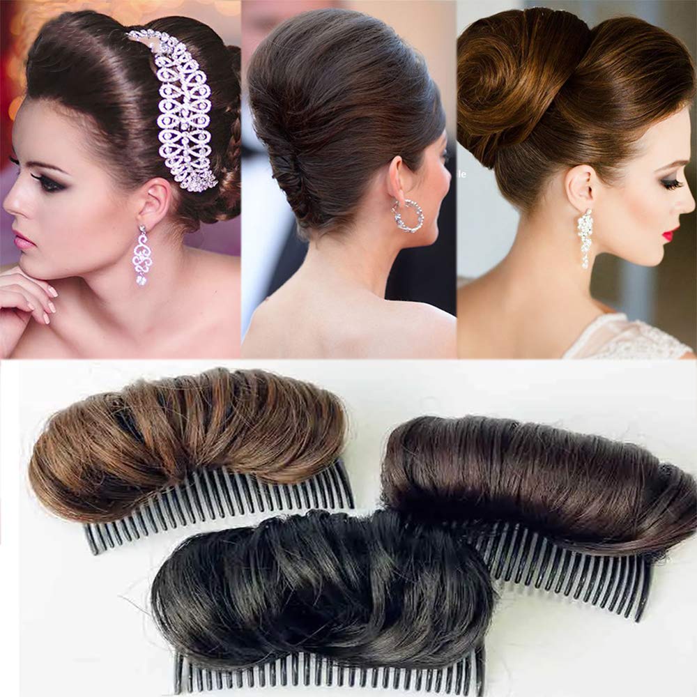 [Hàng mới về] 1/3 Kẹp tạo độ phồng mái tóc nhiều màu tùy chọn thời trang cho nữ