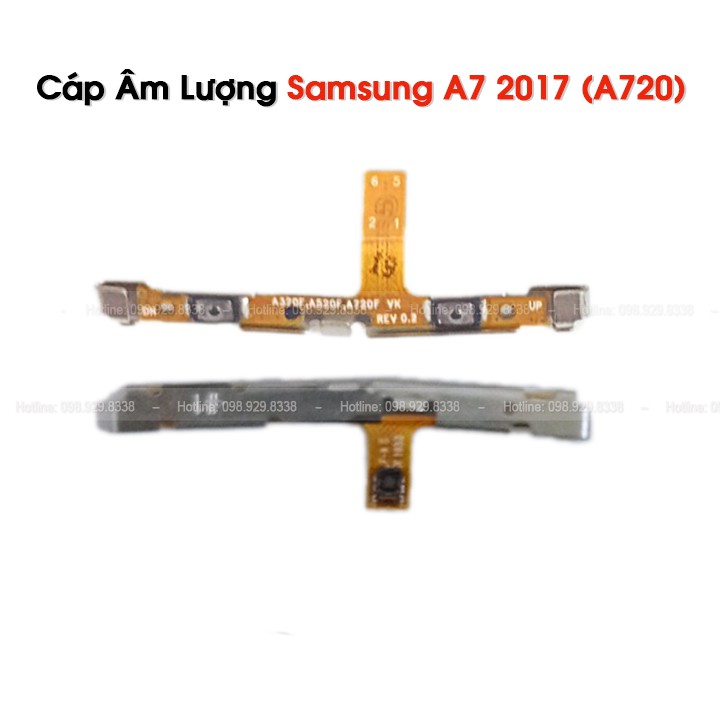 Cáp Âm Lượng Samsung Galaxy A720 / A7 2017 - Linh Kiện Zin Bóc Máy