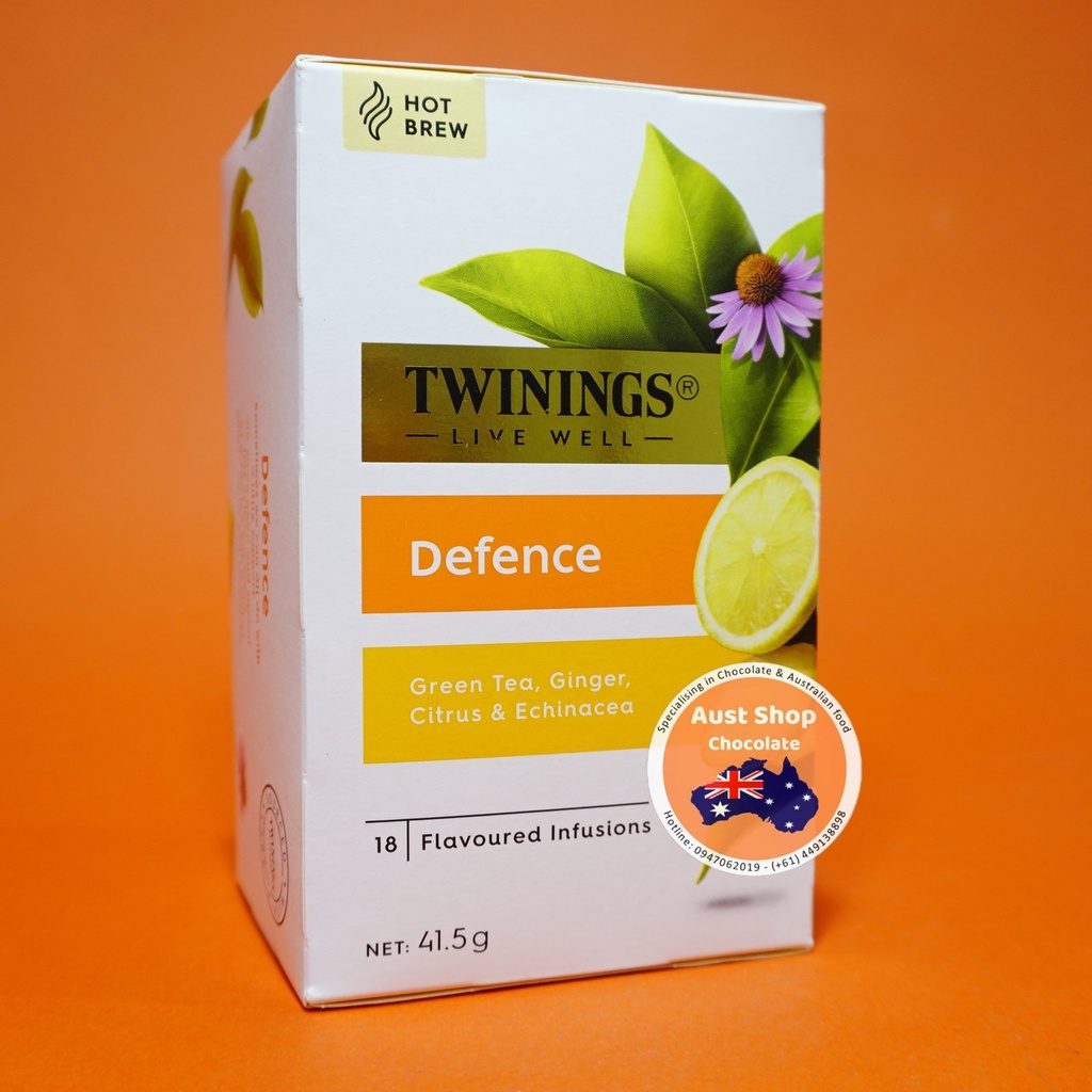 Twinings Live Well Cold Infusion / Hot brew herbal tea - Trà thanh lọc các vị - Australian stock - Aust Shop Chocolate
