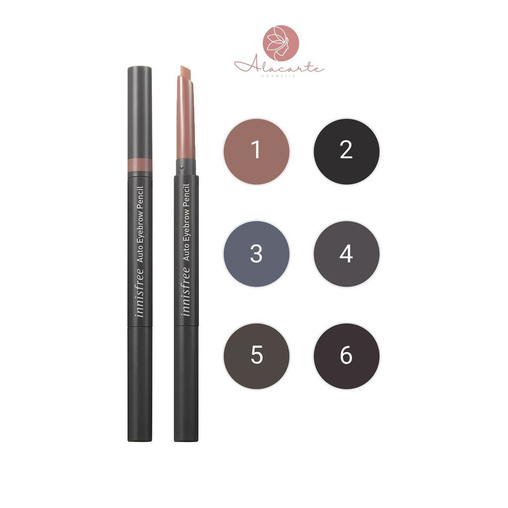 Chì Kẻ Mày Innisfree Auto Eyebrow Pencil Mẫu mới