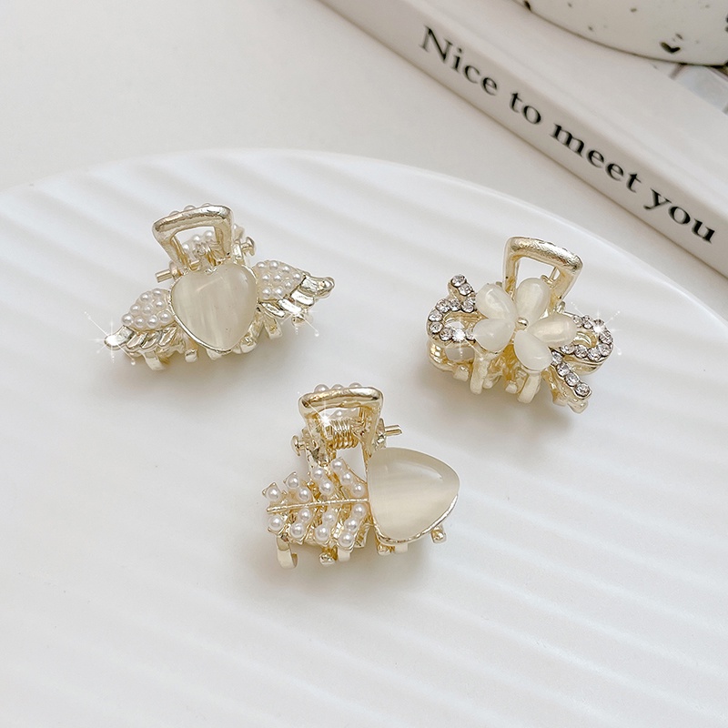 Kẹp Tóc Nhỏ Đính Ngọc Trai Phong Cách Hàn Quốc Cho Nữ