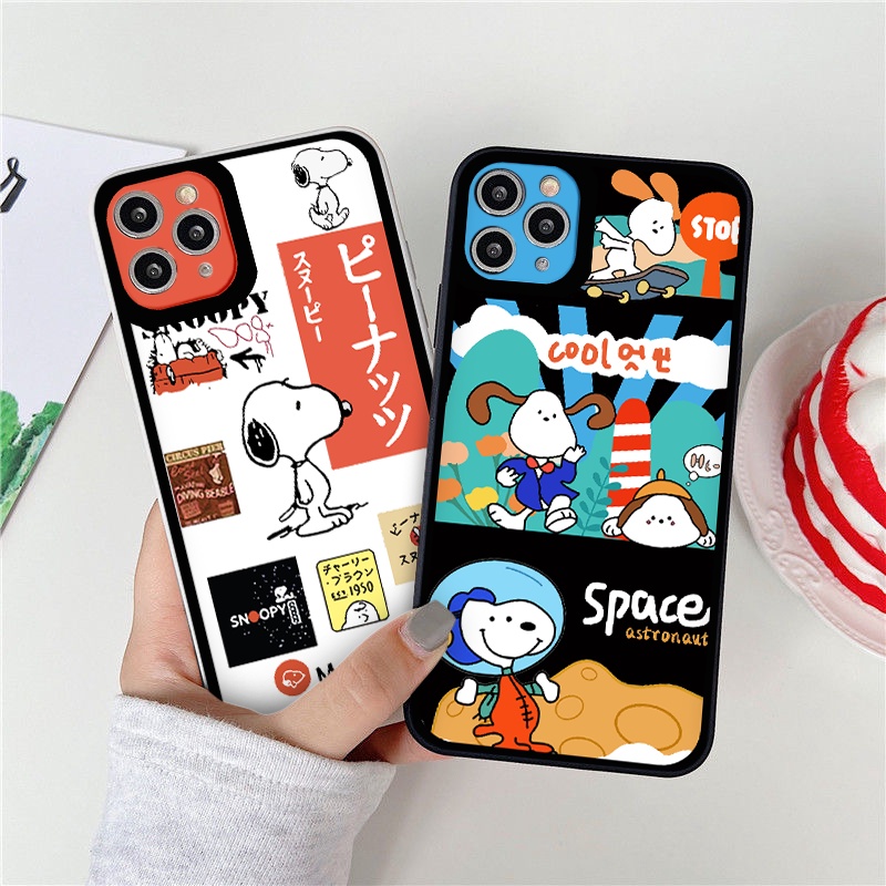 Ốp iphone cạnh vuông bo viền Cún snoop.y cho 11/11pro/11promax/12 pro max/13 pro max/x/xr/xsmax/6/7/8/plus/splus-g76
