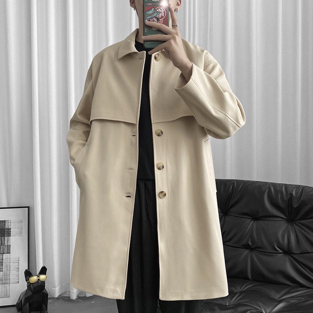 Áo Khoác Nỉ Nam Dáng Dài Đơn Giản Kiểu Dáng Mangto Thời Trang Thu Đông SEPTEMBERGIRL1989 AO KHOAC NAM 9000041 | BigBuy360 - bigbuy360.vn
