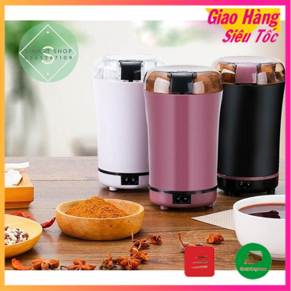 Máy Nghiền Mini Cầm Tay, Máy Đa Năng Cao Cấp Xay Tất Cả Thực Phẩm Khô Tiết Kiệm Điện (GIAO MÀU NGẪU NHIÊN)