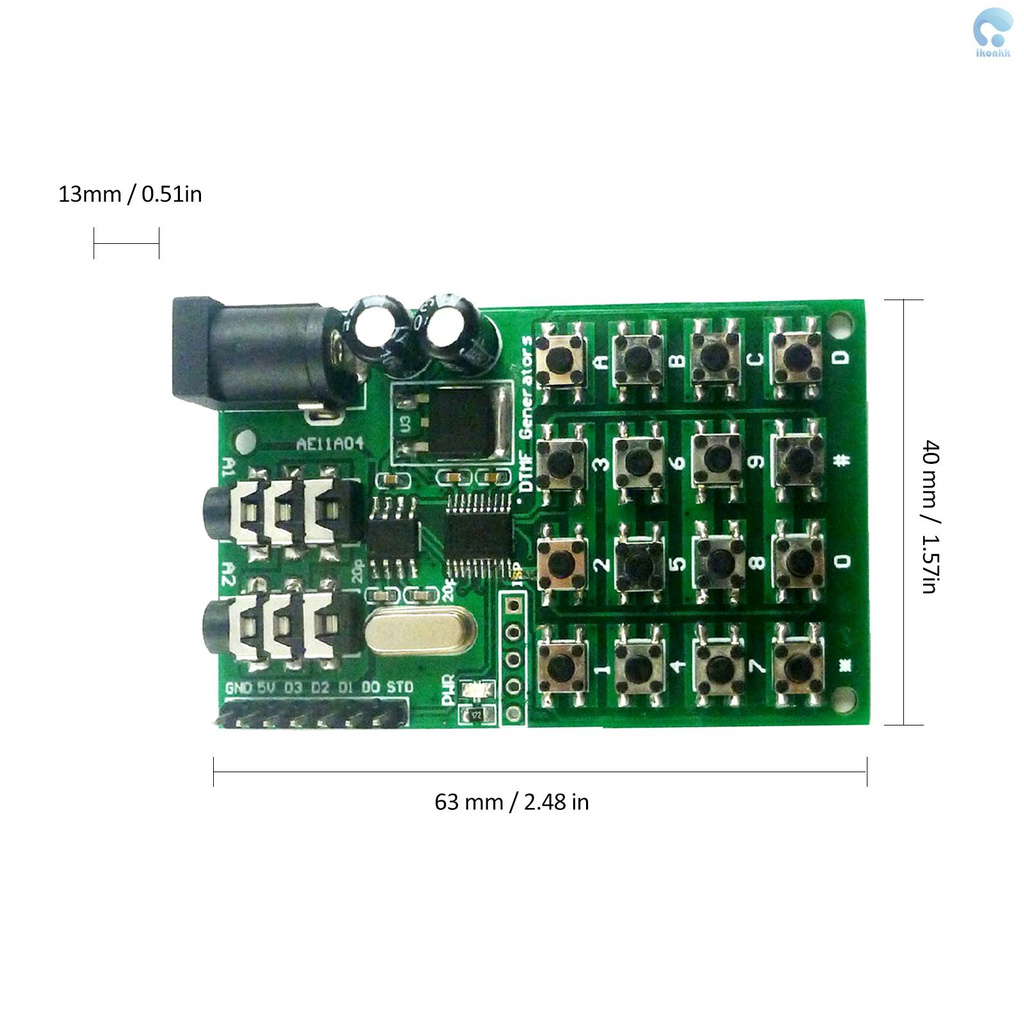 Mô Đun Giải Mã Âm Thanh Mt8870 / Ce004 / Ce005 / Ce023 / Ad22B04 / Ad22A08