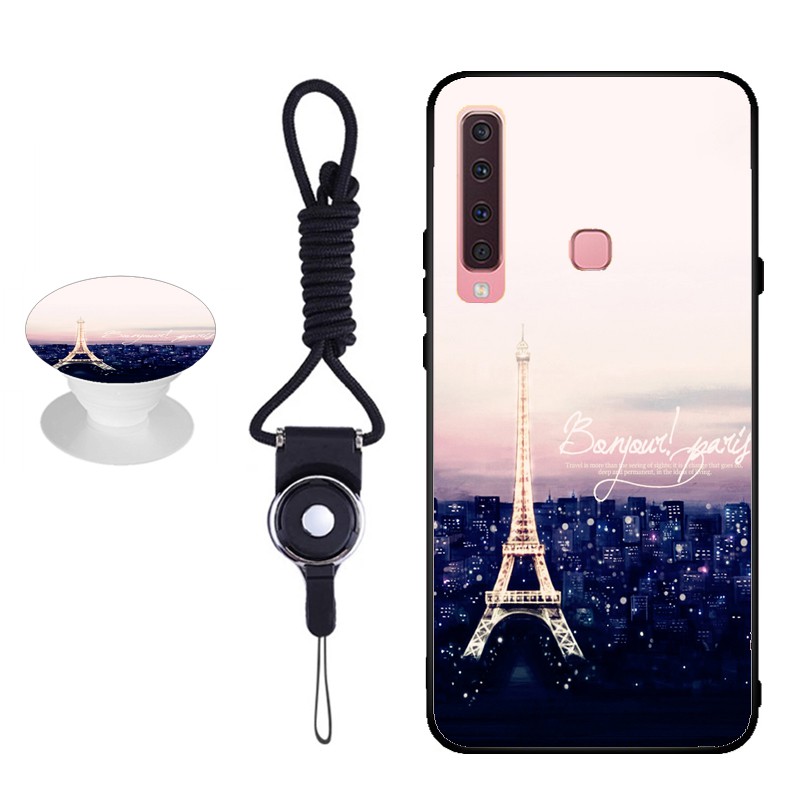 Ốp điện thoại mềm bằng silica gel với nhiều hình ảnh trang trí tùy chọn dành cho Samsung Galaxy A9 2018/A950