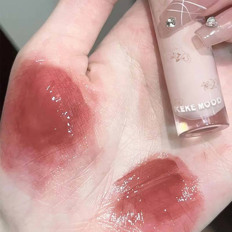 Son Bóng 3D Hương Trái Cây Lâu Trôi Chống Thấm Nước KEKE MOOD