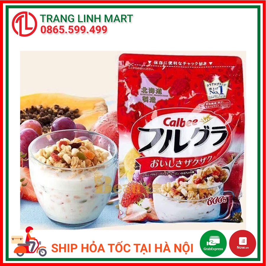 Ngũ cốc hoa quả sấy Nhật Bản Calbee gói 750g