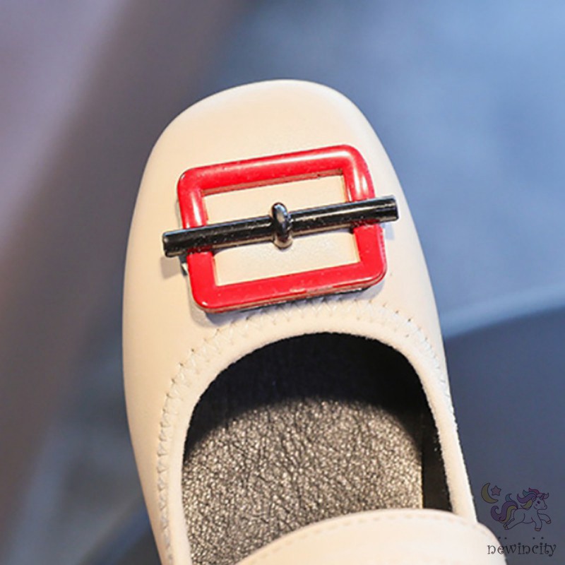 Giày Công Chúa Đế Mềm Chống Trượt Hình Hoạt Hình Đáng Yêu Cho Bé Gái