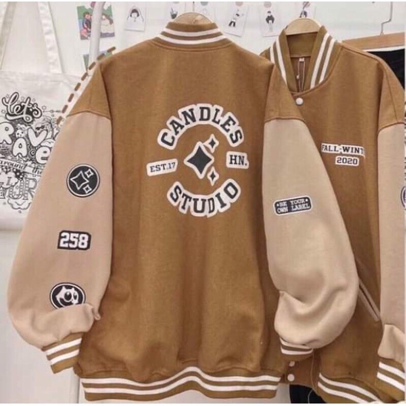 Áo Khoác Kaki Nam Nữ Unisex - Áo Jacket Bombers Vải Nhung Siêu Hot | BigBuy360 - bigbuy360.vn