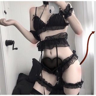 Bộ Đồ Ngủ Sexy Cosplay 💖 FREESHIP 💖 Set ngủ quyến rũ_COS03