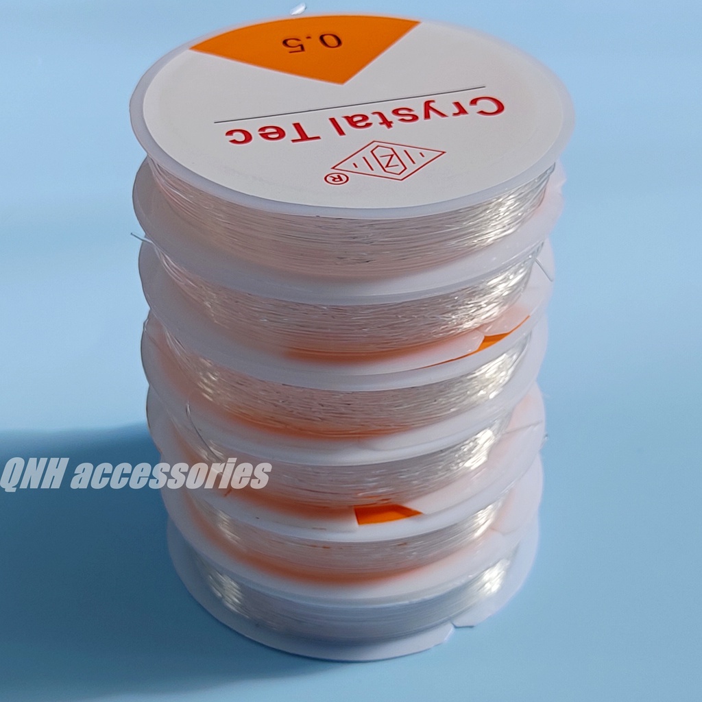 Dây cước co giãn dùng xỏ vòng tay handmade,làm trang sức thủ công DIY