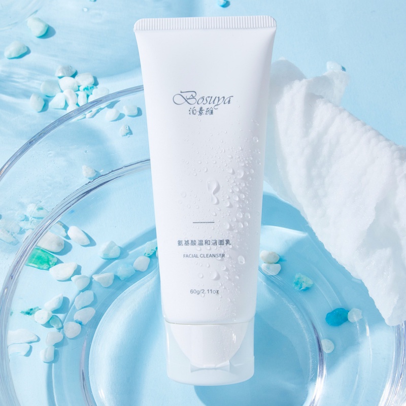 [Hàng mới về] Sữa rửa mặt Bosuya chứa Amino Acid làm sạch lỗ chân lông tẩy trang dưỡng ẩm nhẹ nhàng
