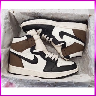 Giày sneaker JD Nâu Cao Cô, Giày Jordan 1 Dark_mocha Cao Nam Nữ Hot Trend 2022 full box bill +Tặng dây