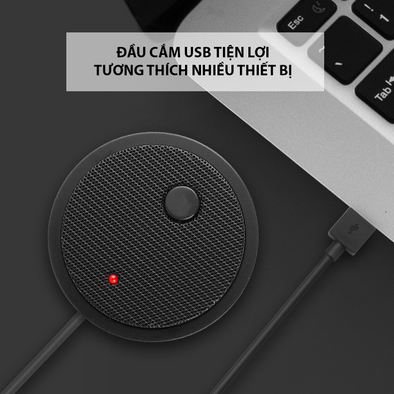 Micro Hội Nghị Đa Hướng Đầu Cắm USB M17, Dùng Cho Các Cuộc Họp, Dạy Và Học Trực Tuyến