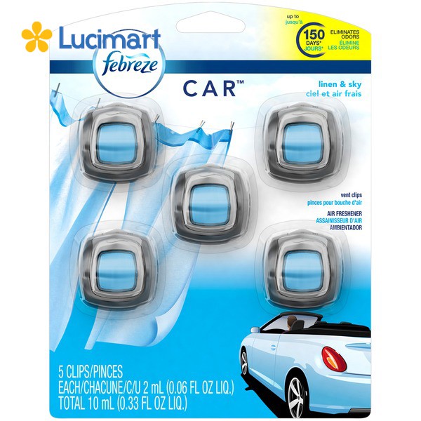 Nước hoa ô tô Febreze Air Freshener Car Vent Clips kẹp ống gió xe hơi [Hàng Mỹ] | BigBuy360 - bigbuy360.vn