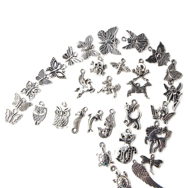 Set 100 Mặt Dây Chuyền Bạc Tây Tạng