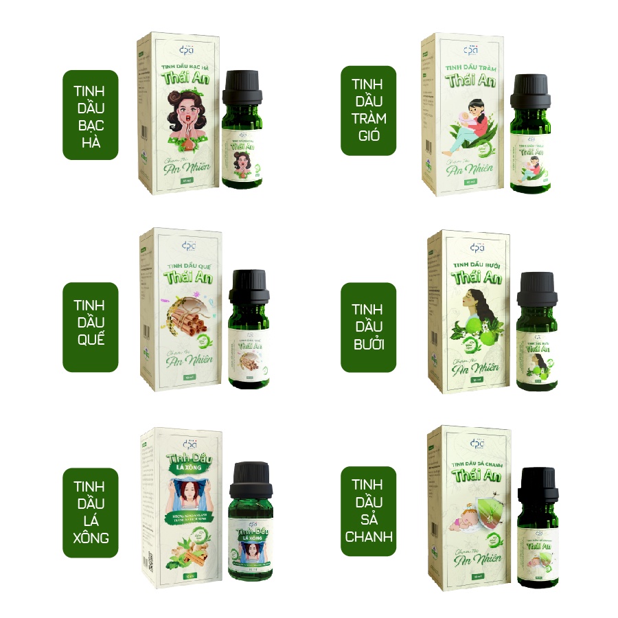 Tinh Dầu 10ml Thuần Chay Thái An