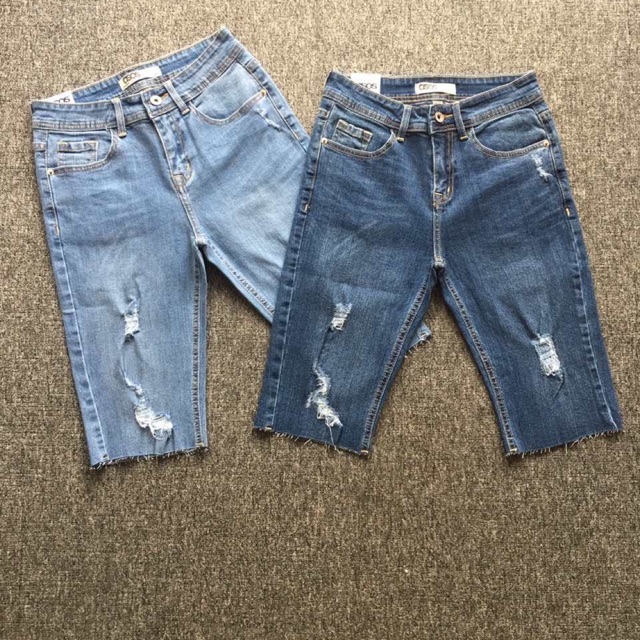 Quần ngố lai tua rách