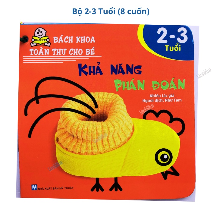 Sách Bách Khoa Toàn Thư - Cho trẻ 2-3 Tuổi - Dạng Tập Mỏng Xâu Khoen Cho Các Bé Nhỏ