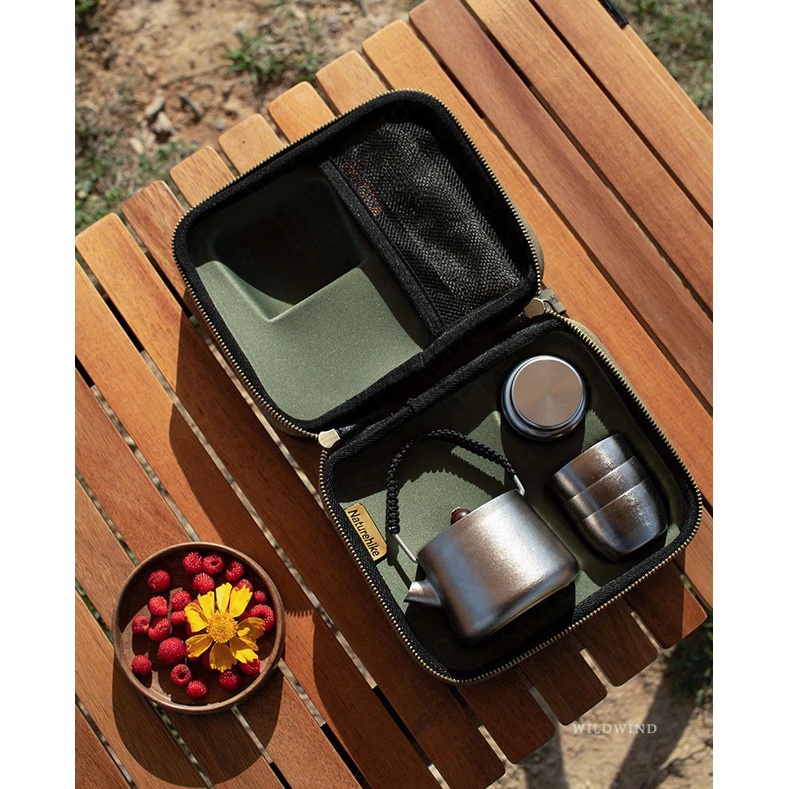 Bộ ấm trà Titanium Glamping NatureHike NH20CJ007