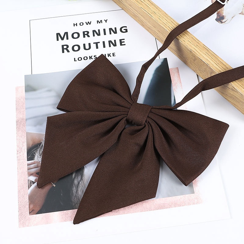 Cà Vạt Nơ Màu Trơn Dễ Thương Cho Nữ