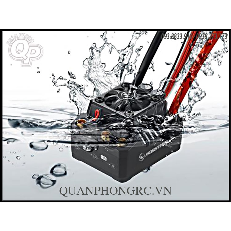 Điều tốc không  chổi  than Hobbywing EzRun MAX10-SCT 120A Waterproof Brushless ESC for 1/10 Rc Car Truck