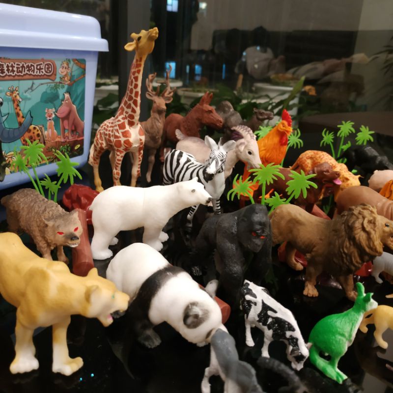Đồ chơi mô hình động vật 58 chi tiết,nhựa cao cấp an toàn cho bé.
