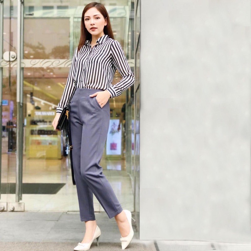 Quần Tây Khoá Sườn- Cạp cao | BigBuy360 - bigbuy360.vn