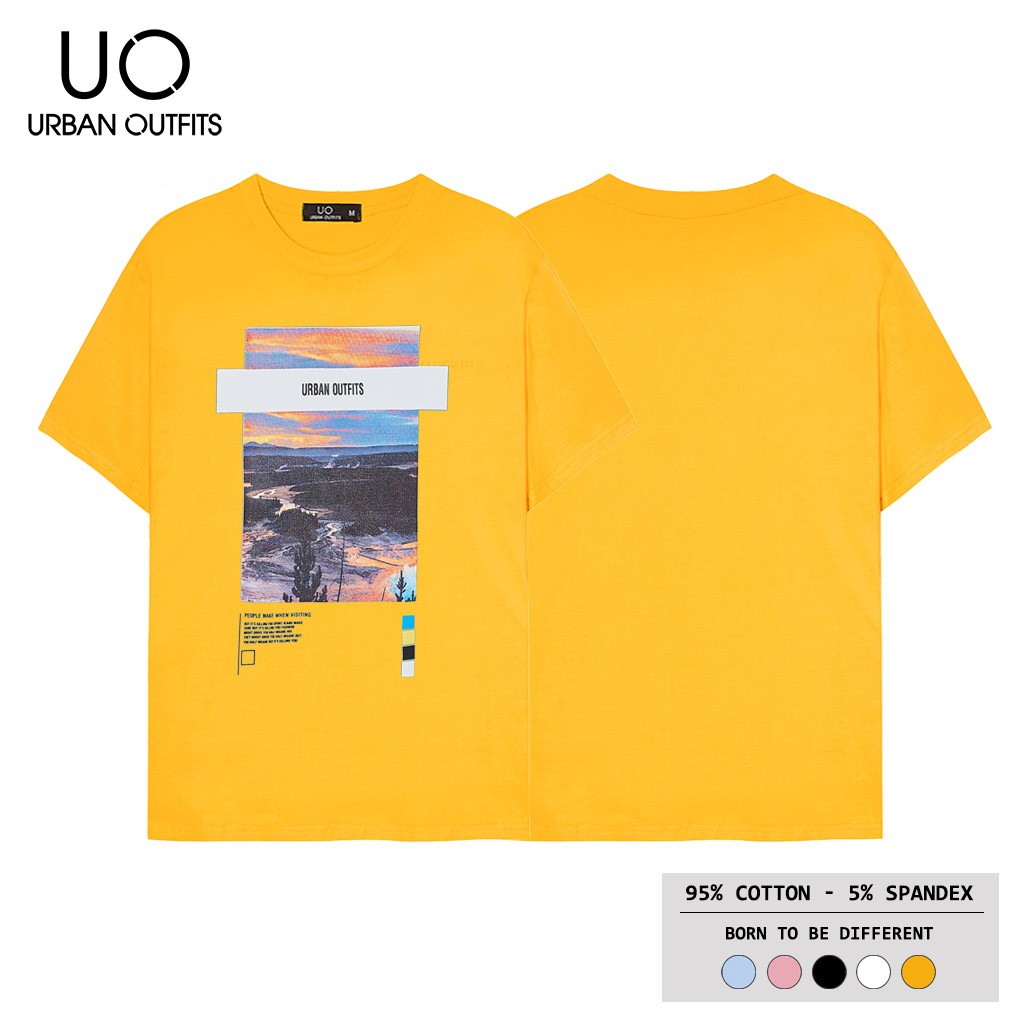 Áo Thun Tay Lỡ Nam Nữ Form Rộng URBAN OUTFITS In Sông Chiều ATO10 Cotton 4 Chiều Local Brand | BigBuy360 - bigbuy360.vn