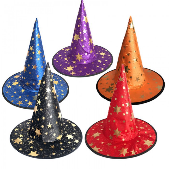 Mũ phù thủy hóa trang Halloween cho bé từ 3 tuổi trở lên
