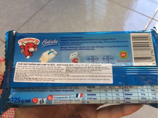 Phô mai Belcube 125g vị sữa