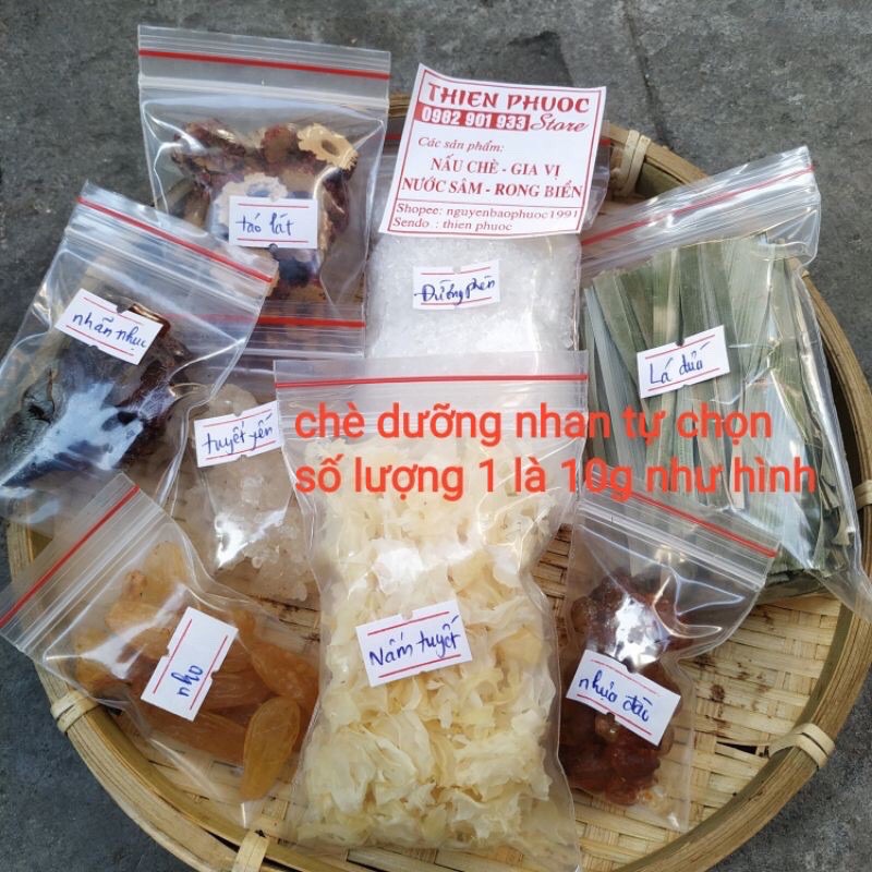 ⚡️Chè dưỡng nhan - 14 nguyên liệu tự chọn chỉ 10g