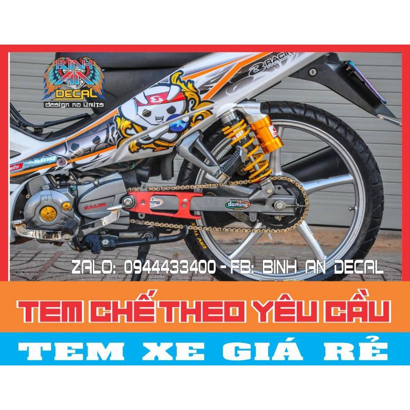 TEM RỜI SIRIUS RACING BOY CỰC ĐẸP