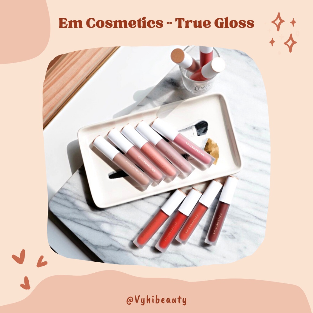 Son bóng Em Cosmetics True gloss