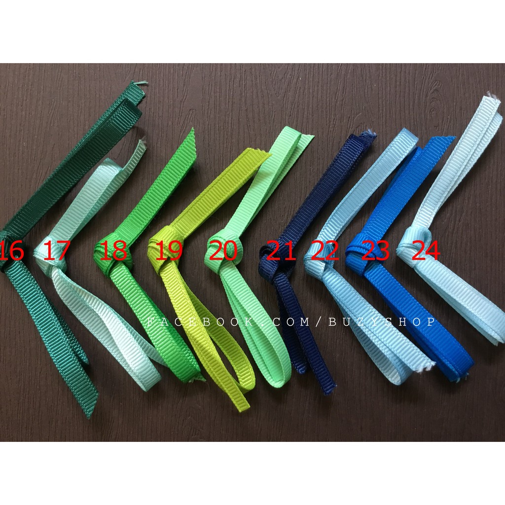 Ruy băng gân bản nhỏ 6mm