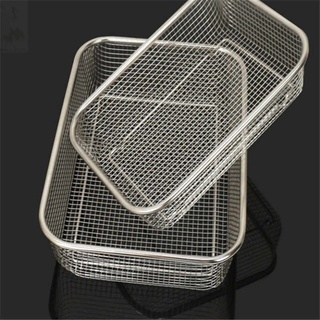 Rổ Inox lưới Hình Chữ Nhật