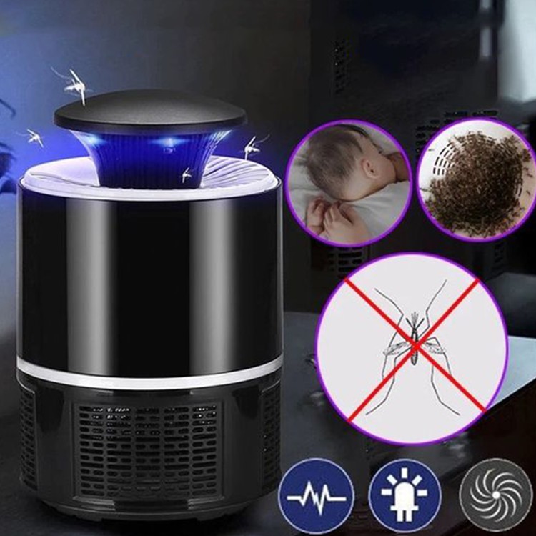 Đèn Bắt Muỗi, Bắt Côn Trùng Thông Minh Thế Hệ Mới Sử Dụng Đèn LED và Đầu Cắm USB Tiện Lợi