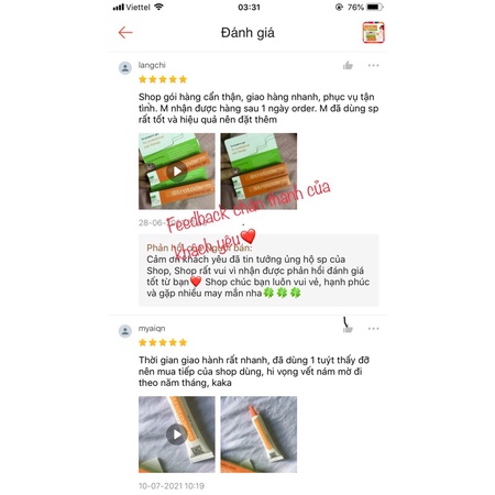[CHÍNH HÃNG] Kem Xóa Sẹo Thâm / Rỗ / Lõm , Gel Hỗ Trợ Giảm Sẹo - Strataderm 10g | BigBuy360 - bigbuy360.vn