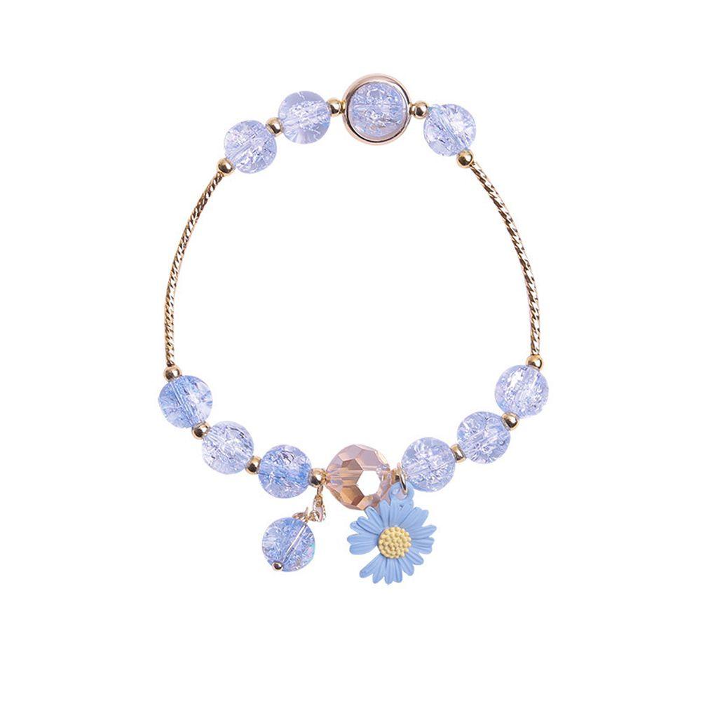 MOCHO Vòng Tay Dây Thừng Xỏ Hạt Tròn Màu Trơn Độc Đáo Cho Nữ