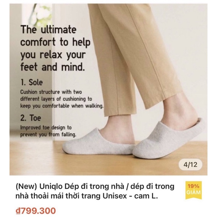 Dép bông đi trong nhà